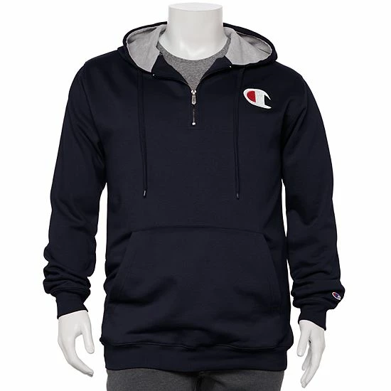 Big & Tall Champion® 1/4-Zip Hoodie Red Big & Tall Champion® 1/4-Zip Hoodie Red -Champion shop unnamed file 2323