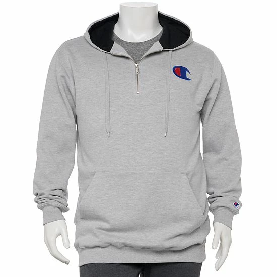 Big & Tall Champion® 1/4-Zip Hoodie Red Big & Tall Champion® 1/4-Zip Hoodie Red -Champion shop unnamed file 2325