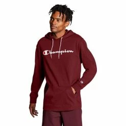 Men's Champion® Middleweight Jersey Hoodie Raisin Brown -Champion shop unnamed file 238