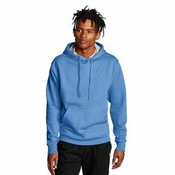 Men's Champion® Fleece Powerblend Hoodie Jetson Blue -Champion shop unnamed file 2411