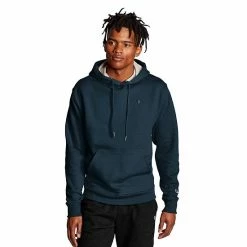 Men's Champion® Fleece Powerblend Hoodie Jetson Blue -Champion shop unnamed file 2416