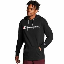 Men's Champion® Middleweight Jersey Hoodie Raisin Brown -Champion shop unnamed file 244