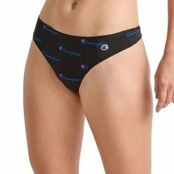 Women's Champion® Stretch Thong Panty CH46AS Grey White Logo Print 9 Women's Champion® Stretch Thong Panty CH46AS Grey White Logo Print -Champion shop unnamed file 2446