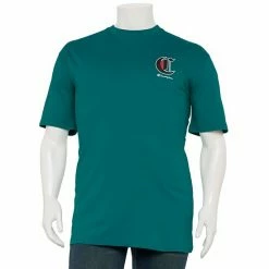 Big & Tall Champion® Old English Graphic Tee Dark Emerald -Champion shop unnamed file 2459