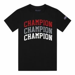 Boys 8-20 Champion® Triple Arch Tee Black -Champion shop unnamed file 2484