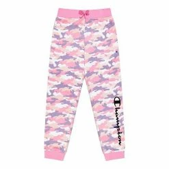 Girls 7-16 Champion® Camo Fleece Joggers Guava Pink Camo