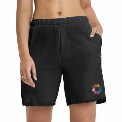 Women's Champion® Powerblend 6 1/2-in. Fleece Shorts White -Champion shop unnamed file 2501