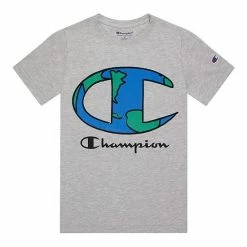 Boys 8-20 Champion® Earth C Logo Tee Oxford Heather -Champion shop unnamed file 2522