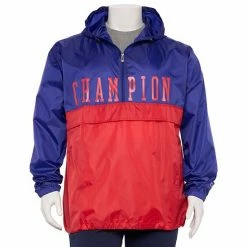 Big & Tall Champion® Collegiate Anorak Jacket Royal Red -Champion shop unnamed file 2548
