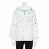 Women's Champion® Packable Hooded Jacket Marble Wave Ciel Blue -Champion shop unnamed file 2555