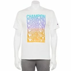 Men's Champion® Repeat Ripple Graphic Tee Black