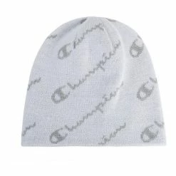 Men's Champion® Tilt Reversible Beanie White Gray -Champion shop unnamed file 2630