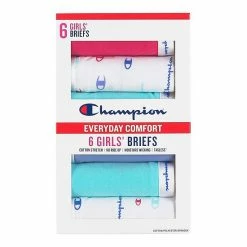 Girls Champion® 6-Pack Everyday Comfort Brief Panties -Champion shop unnamed file 2653