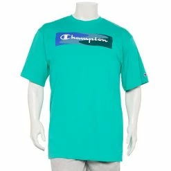 Big & Tall Champion® Framed Graphic Script Tee Green Reef -Champion shop unnamed file 2657