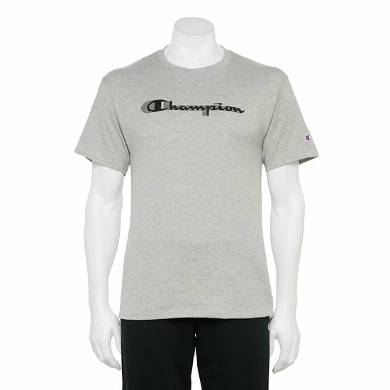 Men's Champion® Script Graphic Tee Oxford Gray Men's Champion® Script Graphic Tee Oxford Gray -Champion shop unnamed file 2658
