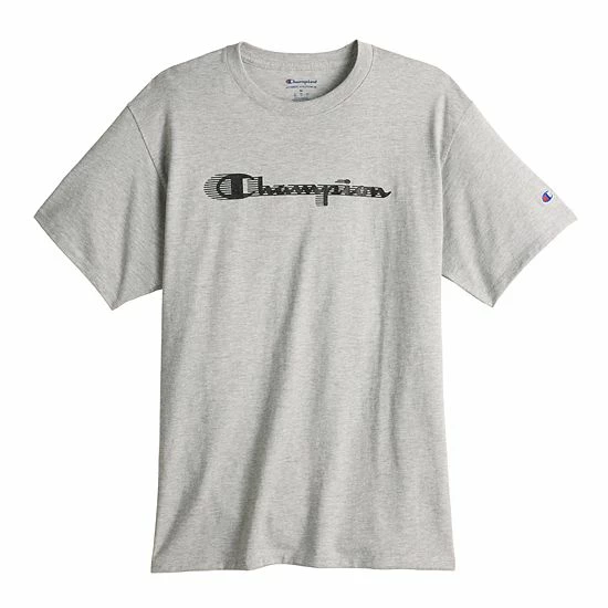 Men's Champion® Script Graphic Tee Oxford Gray Men's Champion® Script Graphic Tee Oxford Gray -Champion shop unnamed file 2660