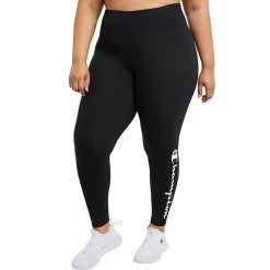 Plus Size Champion® Authentic High-Waisted Leggings Black
