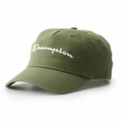 Men's Champion® Adjustable Dad Hat Cargo Olive -Champion shop unnamed file 2716