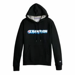 Men's Champion® Graphic Powerblend Fleece Hoodie Black -Champion shop unnamed file 2731
