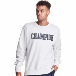 Men's Champion® Powerblend Fleece Sweatshirt Oatmeal Heather -Champion shop unnamed file 2785