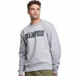 Men's Champion® Powerblend Fleece Sweatshirt Oatmeal Heather -Champion shop unnamed file 2786
