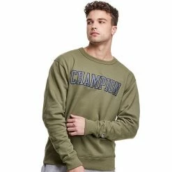 Men's Champion® Powerblend Fleece Sweatshirt Oatmeal Heather -Champion shop unnamed file 2787