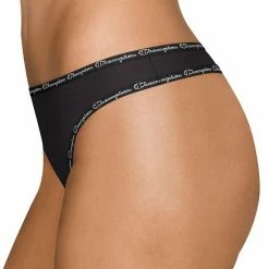 Women's Champion® 3-Pack Thong Panty Set CH46M3 5rf Black -Champion shop unnamed file 2792