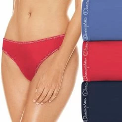 Women's Champion® 3-Pack Thong Panty Set CH46M3 5rf Black -Champion shop unnamed file 2795