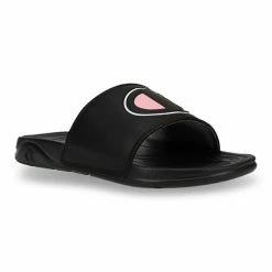 Champion® Mega Slide Big C Kids' Sandals Gray Scarlet -Champion shop unnamed file 2815