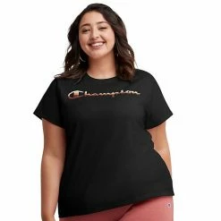 Plus Size Champion® Classic Graphic Tee Athletic Navy
