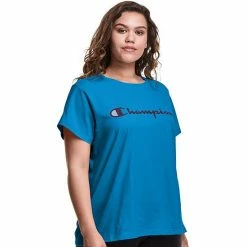 Plus Size Champion® Classic Graphic Tee Athletic Navy -Champion shop unnamed file 2834
