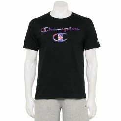Men's Champion® American Brushstroke Fill Graphic Tee Black -Champion shop unnamed file 2839