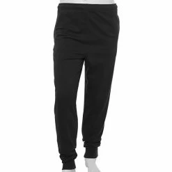 Big & Tall Champion® Fleece Pants Black -Champion shop unnamed file 2849