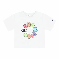 Girls 7-16 Champion® Big Bubble Circle Graphic Boxy Tee Black -Champion shop unnamed file 2855