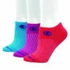 Women's Champion® 3-Pack Sport Super No-Show Socks #CHWS18 Berry -Champion shop unnamed file 2866