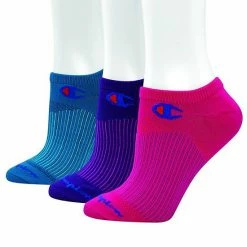 Women's Champion® 3-Pack Sport Super No-Show Socks #CHWS18 Berry -Champion shop unnamed file 2867