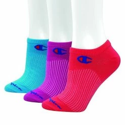 Women's Champion® 3-Pack Sport Super No-Show Socks #CHWS18 Berry -Champion shop unnamed file 2868