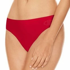 Women's Champion® Laser Cut Thong Panty CH46LS Vivid Fuchsia -Champion shop unnamed file 2891
