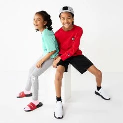 Kids 7-20 Champion® Script Tee Crayon Orange -Champion shop unnamed file 291