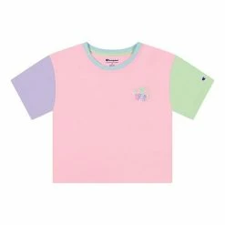 Girls 7-16 Champion® Floral Bouquet Colorblock Tee Pink Candy -Champion shop unnamed file 2946