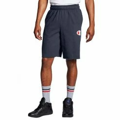 Men's Champion® Powerblend Fleece Shorts Navy -Champion shop unnamed file 2953