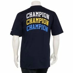 Big & Tall Champion® Graphic Tee Navy -Champion shop unnamed file 2987