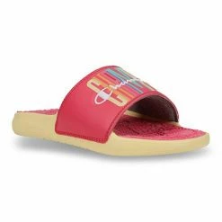 Champion® Foundation Women's Slide Sandals Black White Scarlet