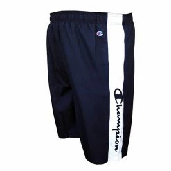 Big & Tall Champion Side-Stripe Swim Trunks Black -Champion shop unnamed file 3068