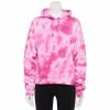 Women's Champion® Tie-Dye Relaxed Fleece Hoodie Crush Dye Pinky Peach -Champion shop unnamed file 307