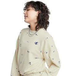 Women's Champion® Logo Soft Touch Fleece Drawstring Sweatshirt C The Stars Black -Champion shop unnamed file 3124