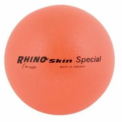 Champion Sports RS85NOR 8.5 In. Rhino Skin Ball, Neon Orange