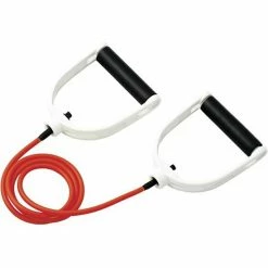 Champion Sports 1568514 Medium Resistance Tubing, Scarlet
