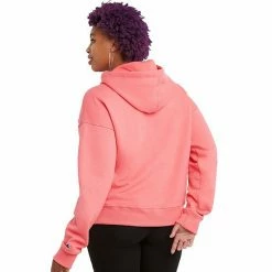 Women's Champion® Powerblend Relaxed Hoodie White -Champion shop unnamed file 3189