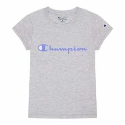 Girls 7-16 Champion® Signature Script Graphic Tee Paper Orchid -Champion shop unnamed file 325